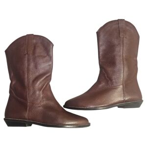 Nine West Brown Ankle Boots